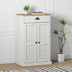 vidaXL Dulap de pantofi VIGO, alb, 60x35x96 cm, lemn masiv de pin GartenMobel Dekor (353167) Pantofar