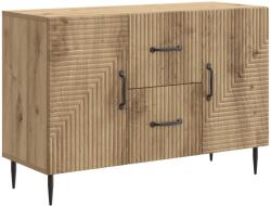 vidaXL Bufet Stejar Artizanal 89 x 34, 5 x 60 cm Lemn prelucrat GartenMobel Dekor (894894) Comoda
