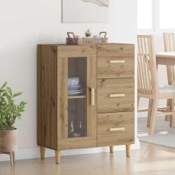 vidaXL Bufet Stejar Artizanal 69, 5 x 34 x 90 cm Lemn compozit GartenMobel Dekor (880834) Comoda