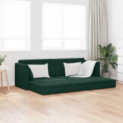 vidaXL Canapea extensibila de podea Verde închis 213 x 70 x 77 cm GartenMobel Dekor (4106728) Canapea