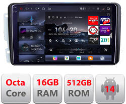 Edotec Navigatie Android Mercedes C W203 / CLK W209 / G, QLED 2K, 16GB RAM, 512GB (KIT-171+EDT-E809-2K)