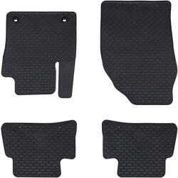 vidaXL Covor pentru masina 4 pcs Negru Cauciuc GartenMobel Dekor (42029112)