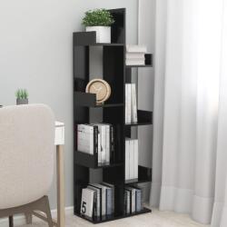 vidaXL Biblioteca, negru, 48x25, 5x140 cm, PAL GartenMobel Dekor (808910) Biblioteca