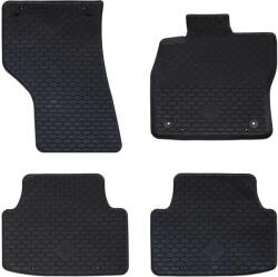 vidaXL Covor pentru masina 4 pcs Negru Cauciuc GartenMobel Dekor (42029075)