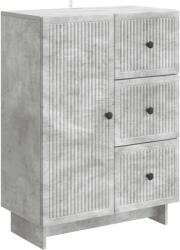 vidaXL Bufet cu sertar Gri Beton 66 x 34, 5 x 90 cm Lemn prelucrat GartenMobel Dekor (893938) Comoda