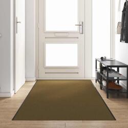 vidaXL Covoras de intrare Maro si negru 120 x 350 cm Poliamida si PVC GartenMobel Dekor (4100735) Pres