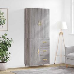 vidaXL Dulap înalt, gri sonoma, 69, 5x34x180 cm, lemn compozit GartenMobel Dekor (3195889) Comoda