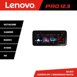Lenovo Navigatie Android Peugeot 508 2010-2018 Lenovo PRO 12.3 QLED 4G 4+64GB (KIT-5637+PRO-12.3-4+64)