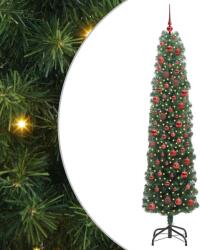 vidaXL Brad de Craciun artificial Verde 180 cm PVC si otel si plastic GartenMobel Dekor (3394943)