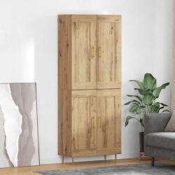 vidaXL Bufet Stejar Artizanal 69, 5 x 34 x 180 cm Lemn compozit GartenMobel Dekor (3415837) Comoda