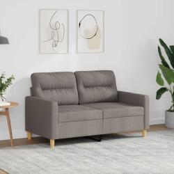 vidaXL Canapea cu 2 locuri, gri taupe, 120 cm, material textil GartenMobel Dekor (359234) Canapea