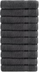 vidaXL Prosoape de maini SOLUND 10 buc. antracit 50x100 cm 600gsm GartenMobel Dekor (137158) Prosop