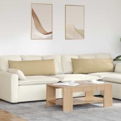 vidaXL Perne pentru canapea 2 pcs Gri Verde 120 x 40 cm GartenMobel Dekor (42013821)