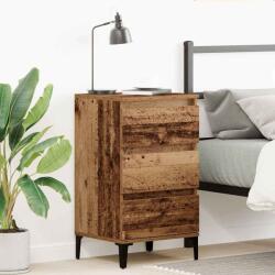 vidaXL Noptiera cu 3 sertare, lemn vechi, 45 x 35 x 44 cm, lemn compozit (863437)