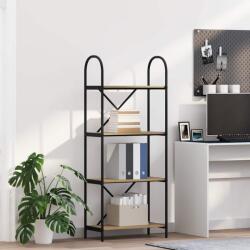 vidaXL Raft pentru carti stejar artizanal 60 x 30 x 146 cm GartenMobel Dekor (879916) Biblioteca