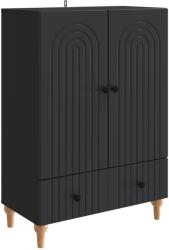 vidaXL Bufet cu sertar Negru 66 x 34, 5 x 95 cm Lemn prelucrat GartenMobel Dekor (894206) Comoda