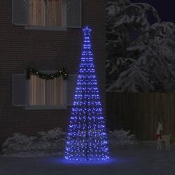 vidaXL Brad de Craciun LED cu 800 LED albastru 400 cm Fier GartenMobel Dekor (42018756)