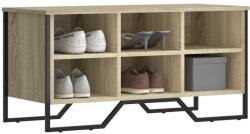 vidaXL Pantofar, stejar sonoma, 90x38x45, 5 cm, lemn prelucrat GartenMobel Dekor (848640) Pantofar