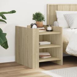 vidaXL Noptiera, stejar sonoma, 45x50x50 cm, lemn prelucrat GartenMobel Dekor (848292)