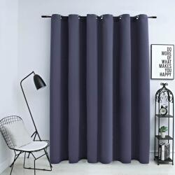 vidaXL Draperie opaca cu inele metalice, antracit, 290 x 245 cm GartenMobel Dekor (134421)