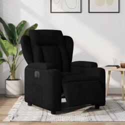 vidaXL Fotoliu rabatabil electric, negru, material textil GartenMobel Dekor (3204460)