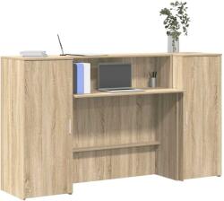 vidaXL Birou de receptie Stejar Sonoma 180x50x103, 5 cm Lemn prelucrat GartenMobel Dekor (3324207)