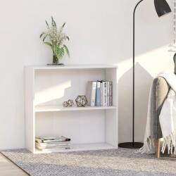 vidaXL Biblioteca, alb, 80x30x76, 5 cm, lemn prelucrat GartenMobel Dekor (800999) Biblioteca