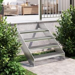 vidaXL Treapta tip gratar, 80x24x7 cm, otel galvanizat GartenMobel Dekor (155684) Covor