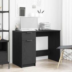 vidaXL Birou cu sertar Stejar negru 100 x 50 x 75 cm Lemn compozit GartenMobel Dekor (862779)