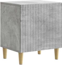 vidaXL Noptiera gri beton 43x34, 5x50 cm din lemn prelucrat, stil modern (894571)