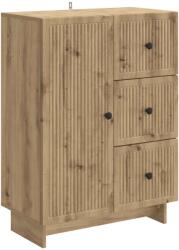 vidaXL Bufet Stejar Artizanal 66 x 34, 5 x 90 cm Lemn prelucrat GartenMobel Dekor (893944) Comoda