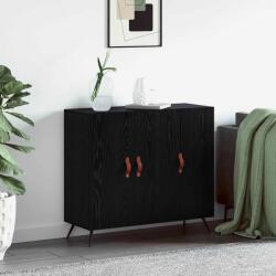 vidaXL Bufet Negru 90 x 34 x 80 cm Lemn compozit GartenMobel Dekor (879578) Comoda