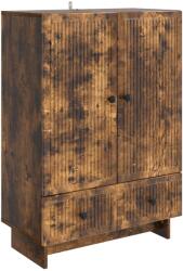 vidaXL Bufet Stejar Afumat 66 x 34, 5 x 95 cm Lemn prelucrat GartenMobel Dekor (893980) Comoda