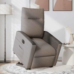 vidaXL Fotoliu electric rabatabil cu ridicare, gri taupe, textil GartenMobel Dekor (3324071)