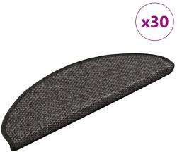 vidaXL Covorase scari autoadezive, 30 buc. antracit 65x21x4 cm sisal GartenMobel Dekor (3365873) Covor
