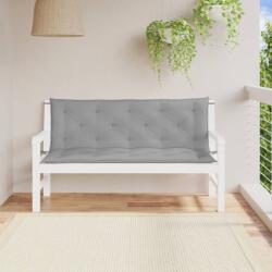 vidaXL Perne banca de gradina 2 buc. , gri, 150x50x7cm, tesatura oxford GartenMobel Dekor (315017)