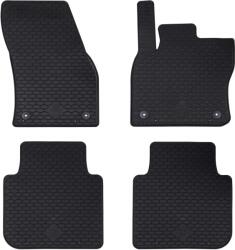 vidaXL Covor pentru masina 4 pcs Negru Cauciuc GartenMobel Dekor (42029085)