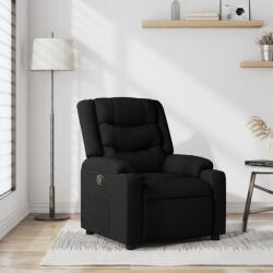 vidaXL Fotoliu rabatabil, negru, material textil GartenMobel Dekor (374129)