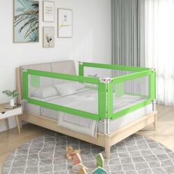 vidaXL Balustrada de protectie pat copii, verde, 200x25 cm, textil GartenMobel Dekor (10197)