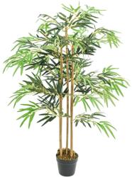 vidaXL Arbore din bambus artificial 730 de frunze 120 cm verde GartenMobel Dekor (358985)