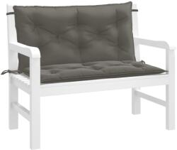 vidaXL Perna banca de gradina 2buc melanj gri închis 100x50x7cm textil GartenMobel Dekor (4002587)