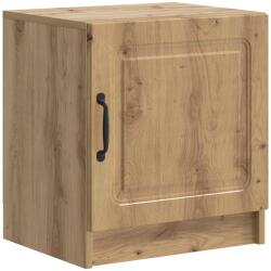 vidaXL Noptiera cu usa, stejar artizanal, 43 x 34, 5 x 47 cm, pentru dormitor (895733)