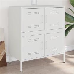 vidaXL Dulap, alb, 68x39x79 cm, otel GartenMobel Dekor (842957) Comoda