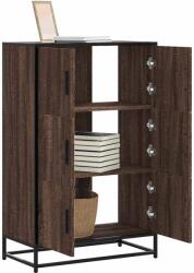 vidaXL Dulapuru stejar maro 68x35x106, 5 cm lemn si metal prelucrat GartenMobel Dekor (849073) Comoda