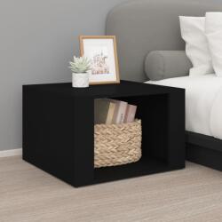 vidaXL Noptiera, negru, 57x55x36 cm, lemn compozit GartenMobel Dekor (816553)