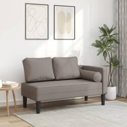 vidaXL Sezlong cu perne, gri taupe, material textil GartenMobel Dekor (4007583)