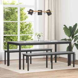 vidaXL banca Gri Sonoma 160 x 35 x 45 cm Lemn compozit GartenMobel Dekor (892605)
