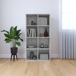 vidaXL Biblioteca/Servanta, gri beton, 66x30x130 cm, PAL GartenMobel Dekor (800157) Biblioteca