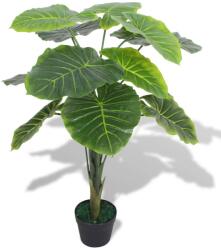 vidaXL Planta artificiala Taro cu ghiveci, 85 cm, verde GartenMobel Dekor (244432)