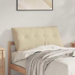 vidaXL Perna pentru spate Crem 100 x 50 cm Tesatura din microfibra GartenMobel Dekor (42014777)